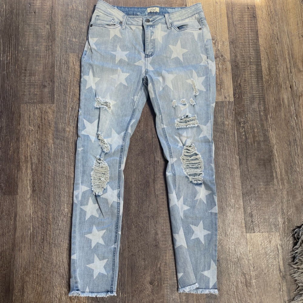 Distressed Star jeans